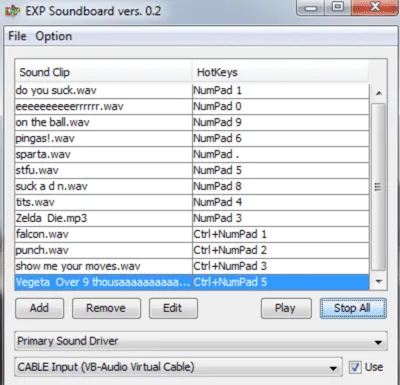 EXP Soundboard.