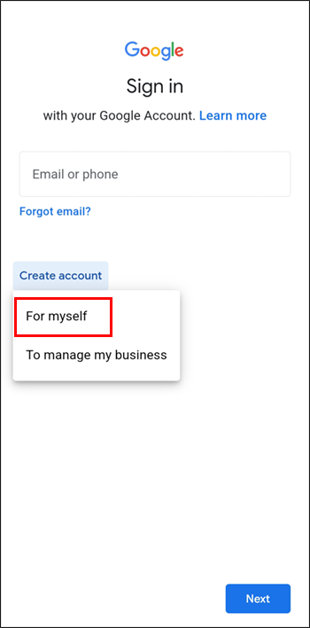 Crear cuenta de Gmail para mi.
