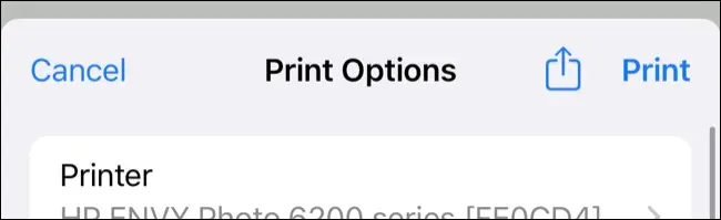 Así podemos imprimir desde iPhone o iPad.