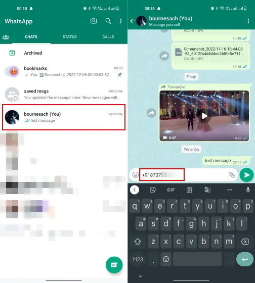 Enviar mensajes de WhatsApp sin guardar el número de contacto