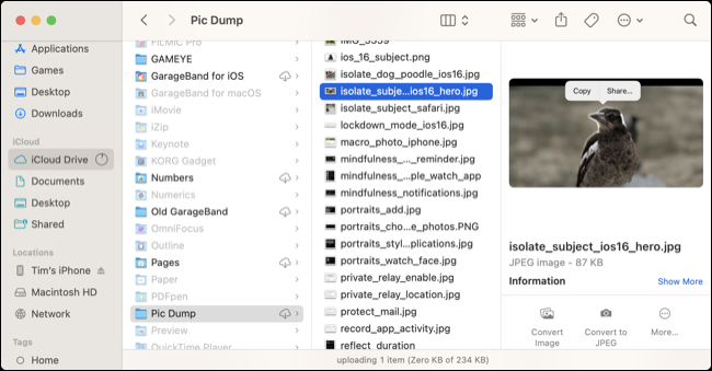 Transferir archivos entre iPhone y Mac gracias a iCloud Drive.