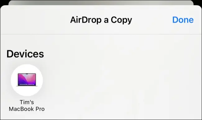 Transferir archivos gracias a AirDrop.