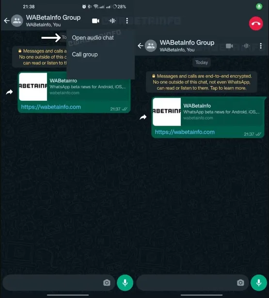 WhatsApp será el nuevo Discord con sus canales de voz