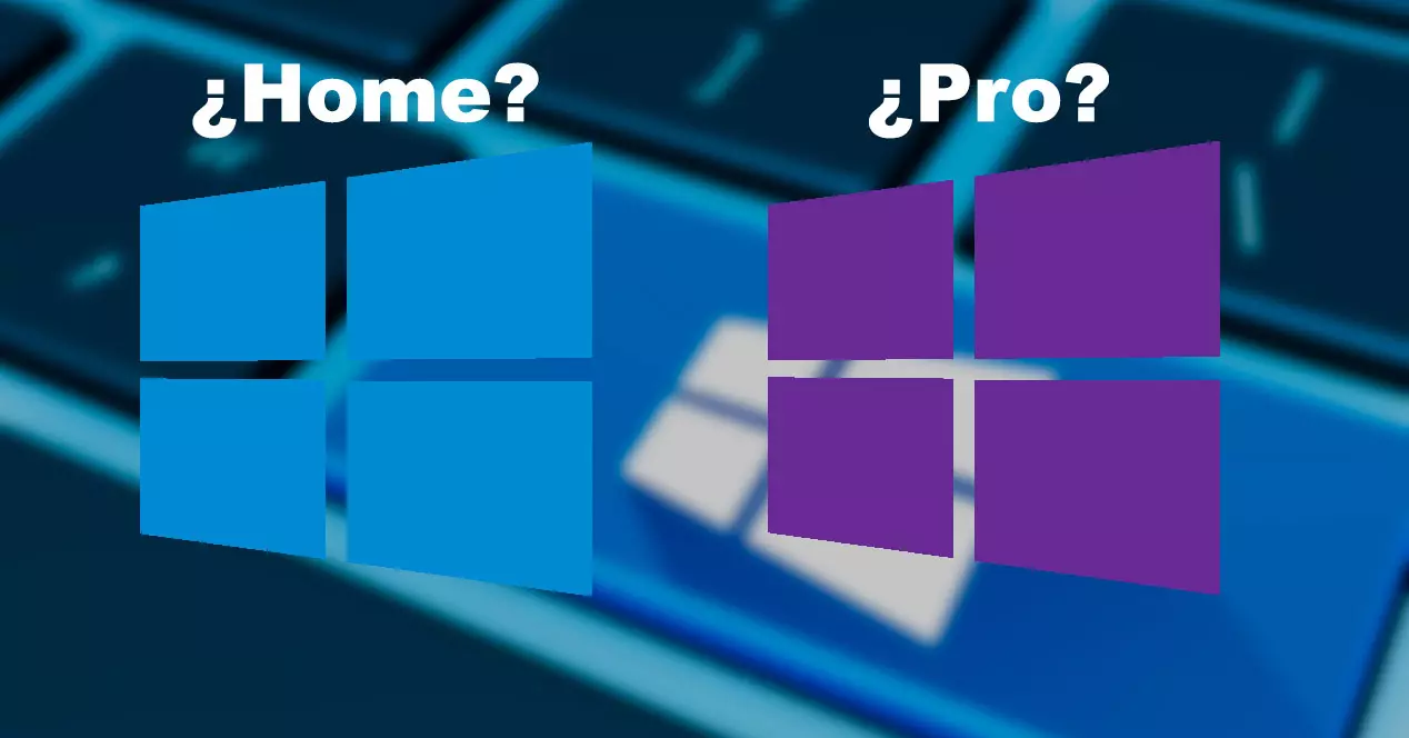 Principales diferencias entre Windows 10 Home y Pro