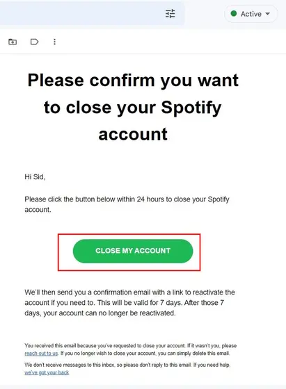 eliminar cuenta Spotify 4