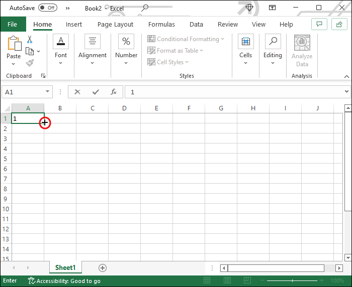 autocompletar celdas Excel 2