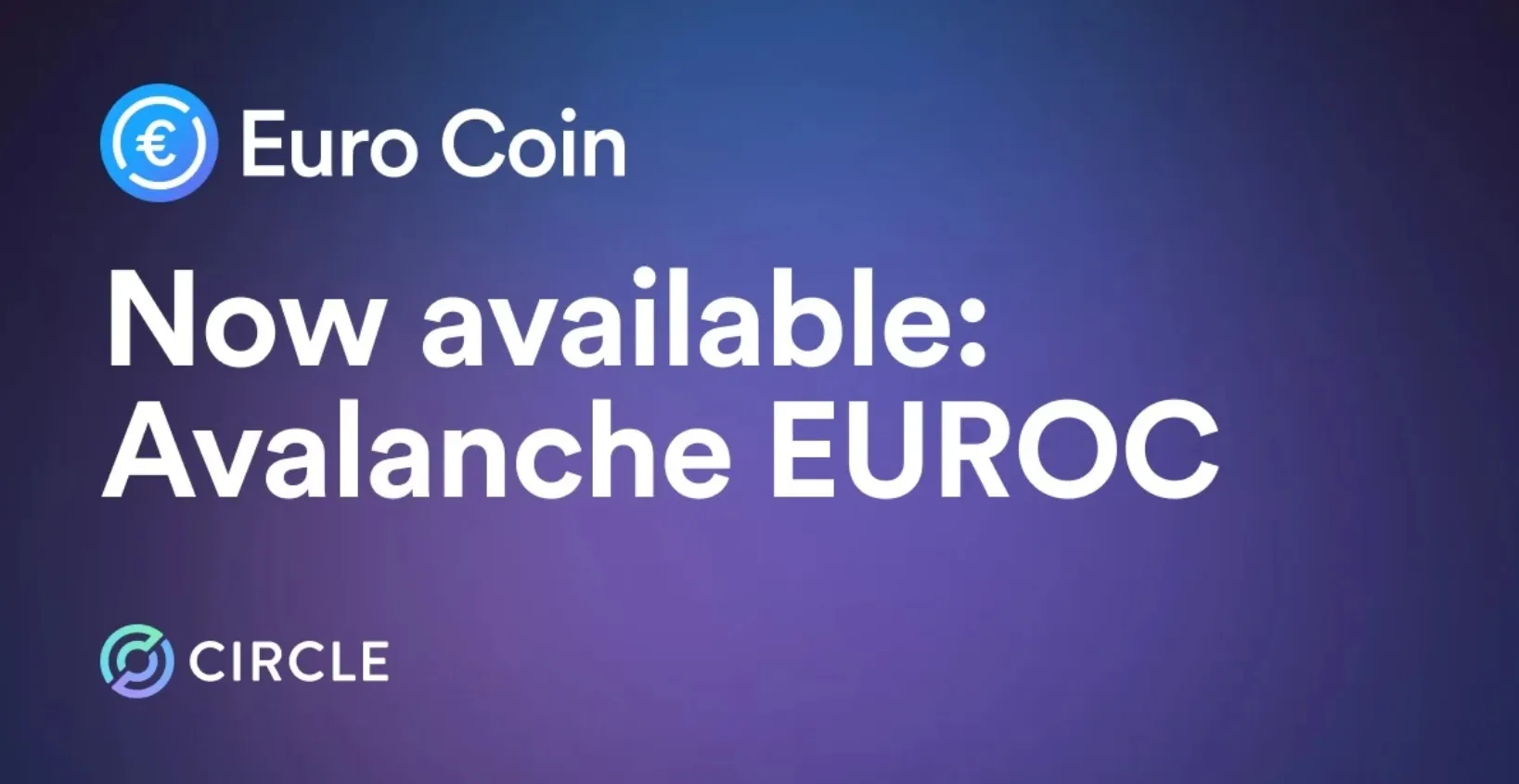 circle euro coin avalanche