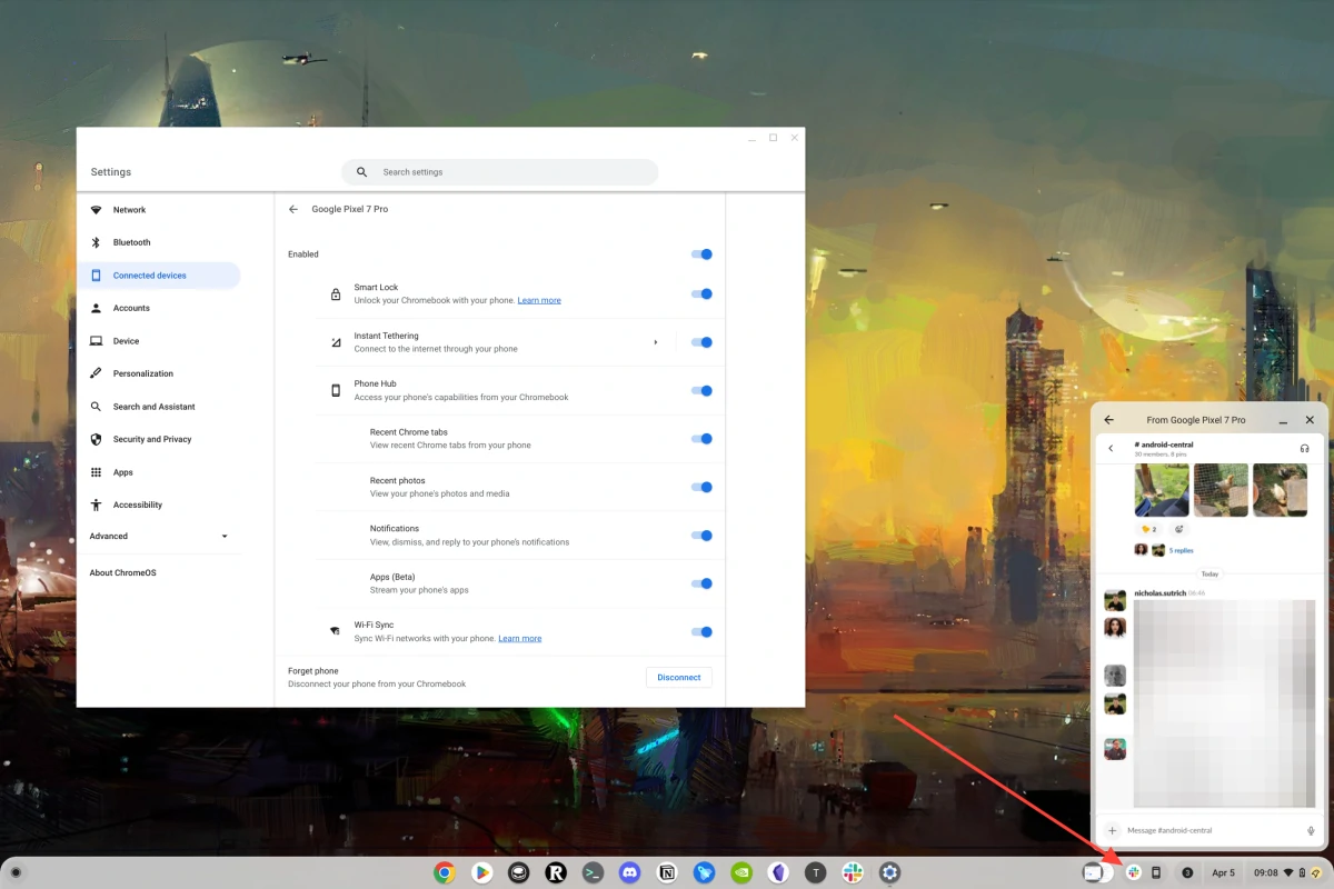 enviar apps Android Chromebook 2