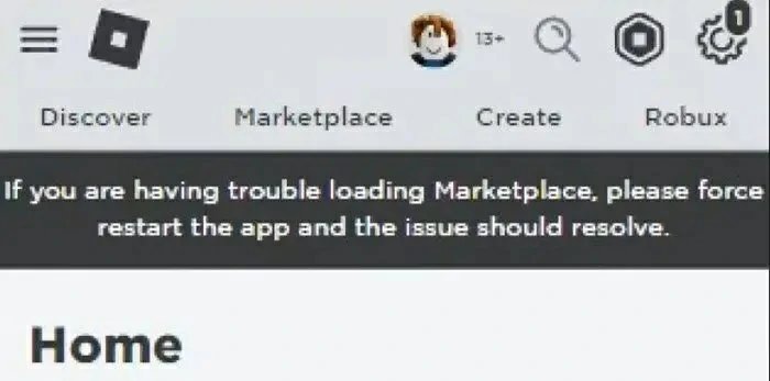 Marketplace Roblox no funciona 2.1