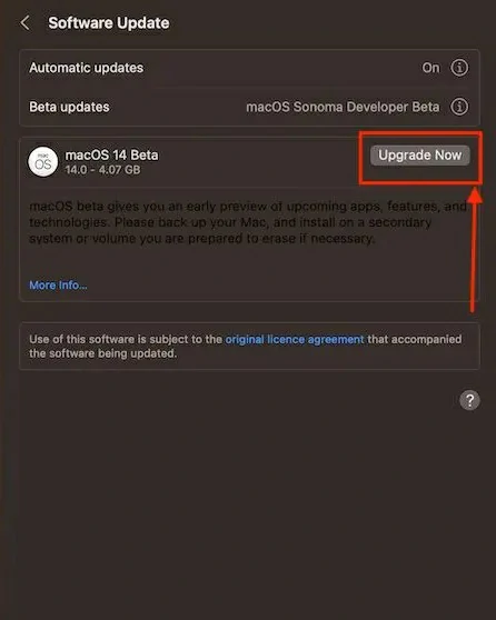 instalar MacOS Sonoma Beta 2