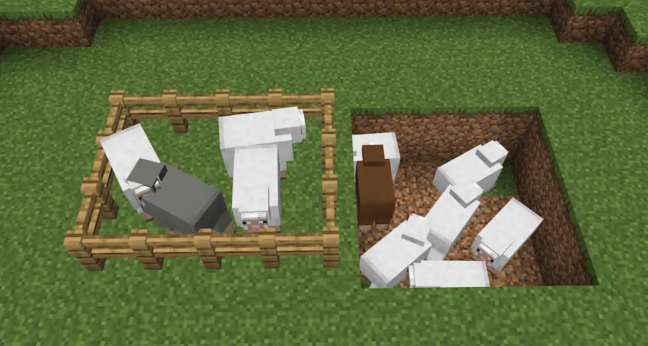 hacer granja lana Minecraft