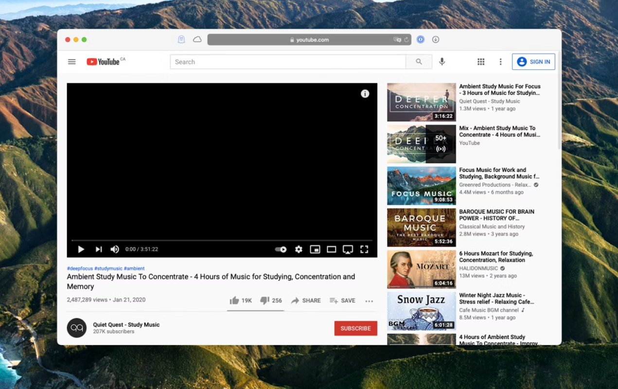 pantalla negra YouTube Chrome 1