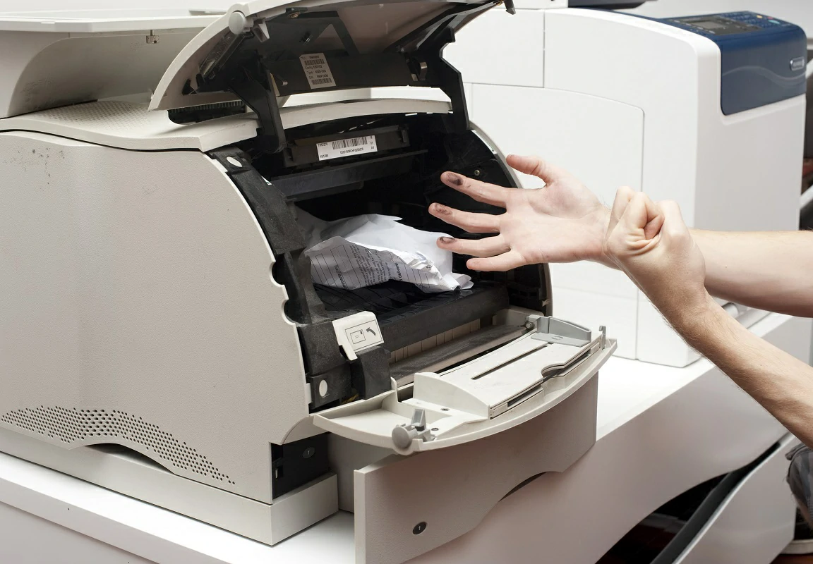 solución atasco papel impresora