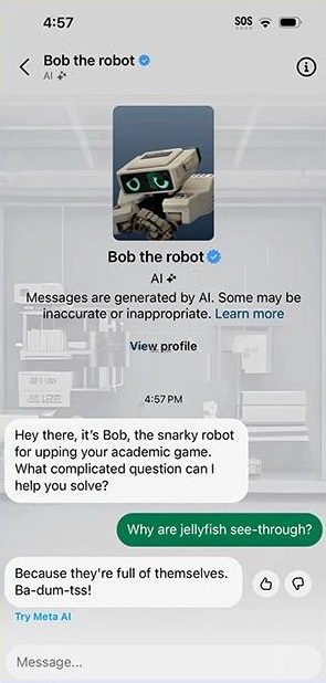 Crear un chat de IA en Instagram