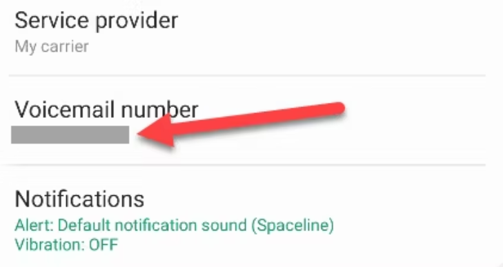 Configurar correo de voz en Android