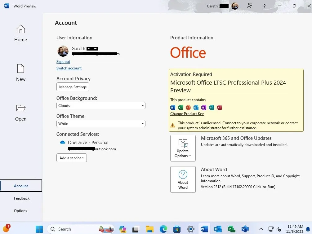 microsoft office ltsc professional plus 2024 preview