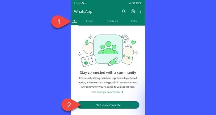Crear una comunidad en WhatsApp