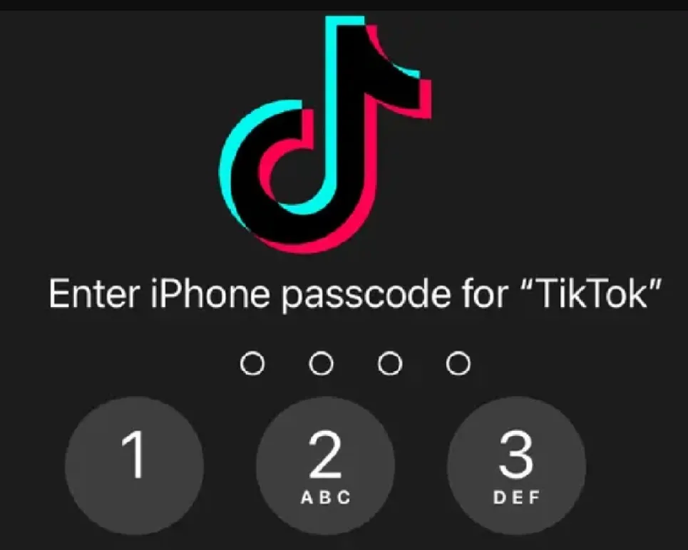 TikTok Passcode iPhone