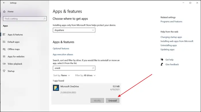 No es posible descargar archivos de OneDrive en Windows