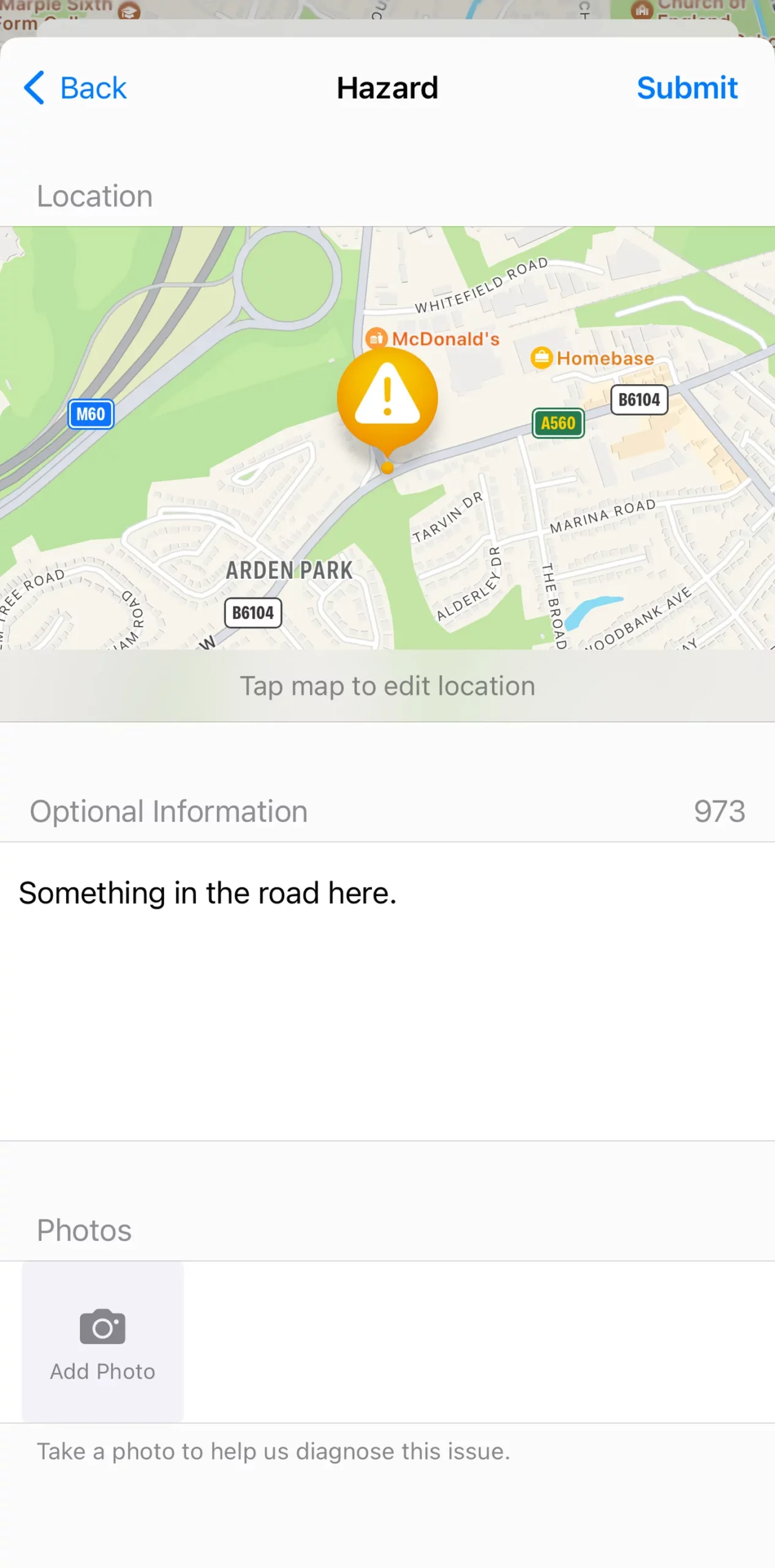 Reportar problemas en la carretera desde Google Maps y Apple Maps