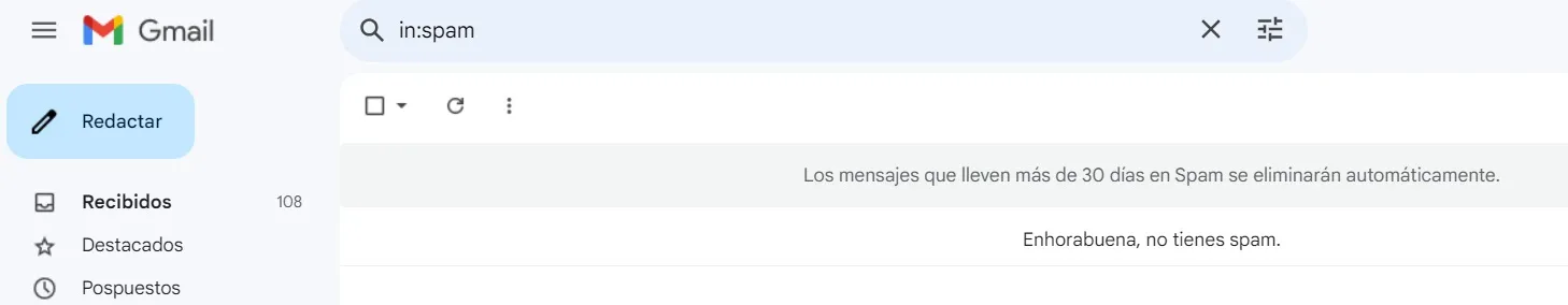 google contra spam gmail