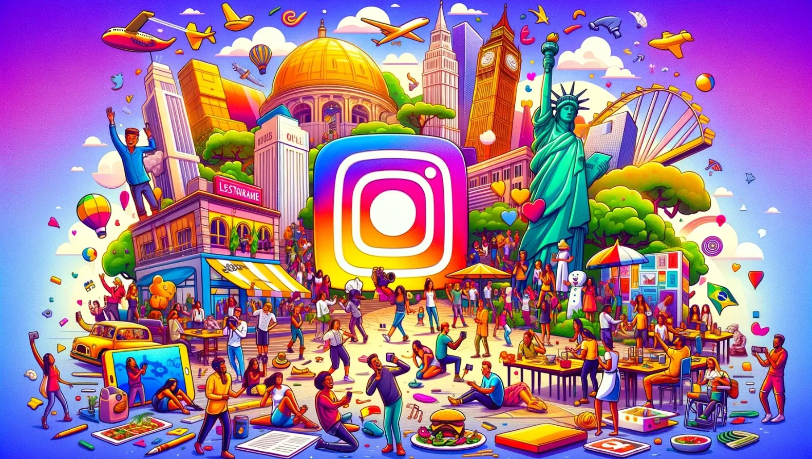 Ilustración con IA: instagram marcas creadores contenido en diferentes países