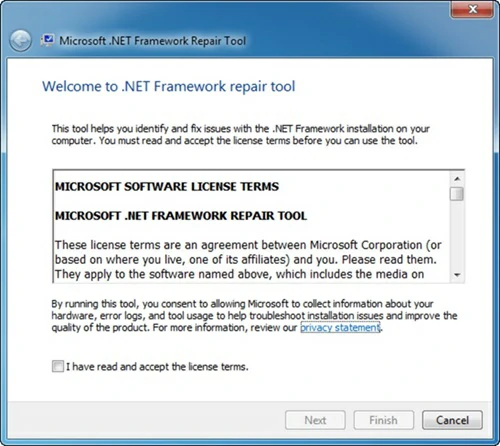error 0x800713ec .NET Framework 2
