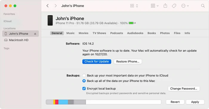 iPhone atasca verificar actualizaciones iTunes