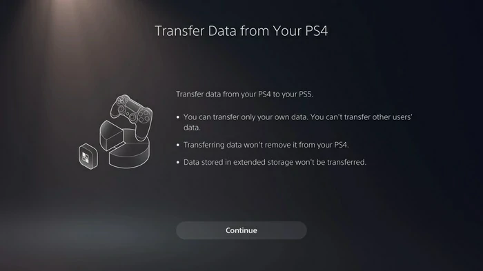 transferir datos PS4 a PS5 2