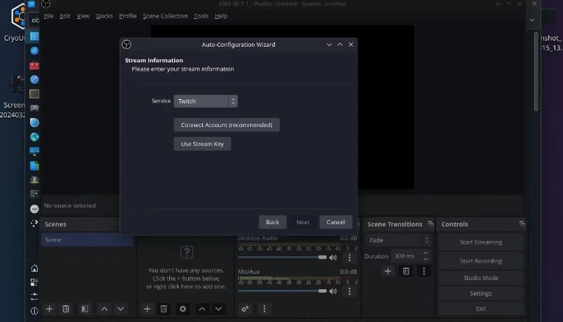 Cómo transmitir a Twitch desde una Steam Deck