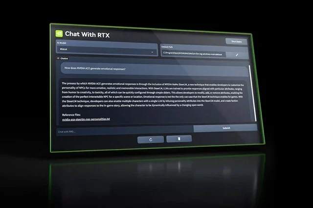 Así puedes usar el chatbot Chat with RTX de NVIDIA