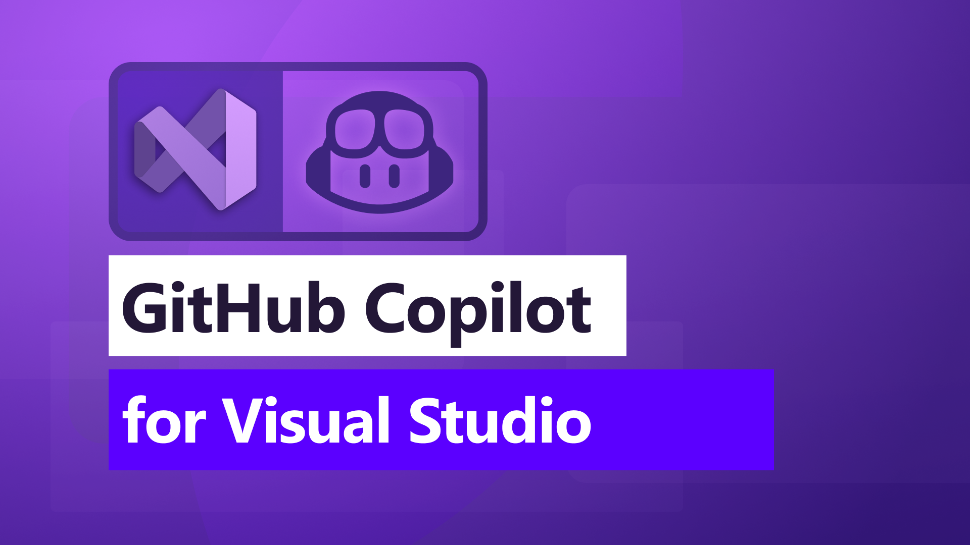 Copilot en Visual Studio usando una extensión