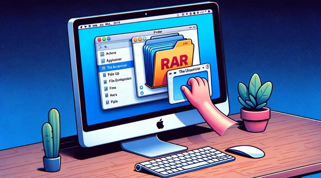 Cómo abrir archivos RAR en macOS con la app gratuita The Unarchiver