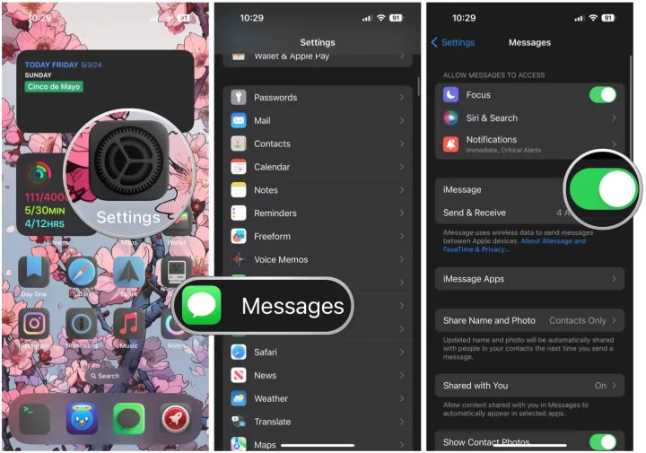 Solucionar errores de activación de iMessage en iPhone