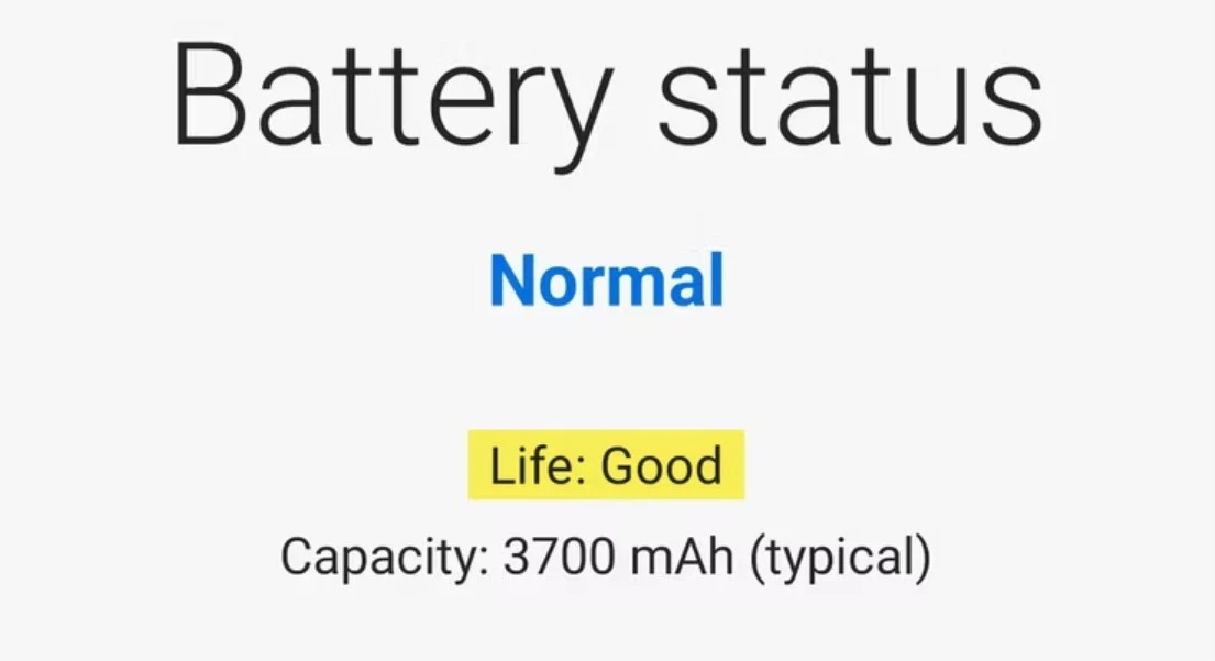 Comprobar estado de batería en teléfono Samsung