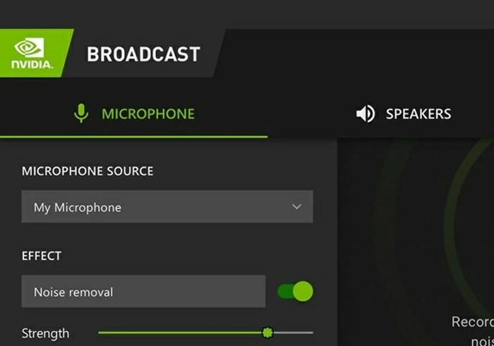 evitar micrófono capte sonido NVIDIA Broadcast