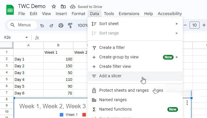 Cómo usar Google Sheets Slicer