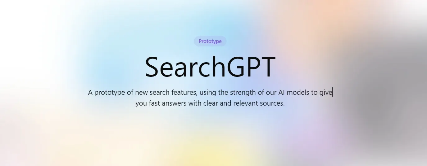 OpenAI SearchGPT
