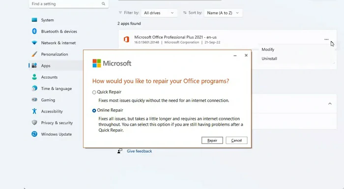 Word se congela al imprimir reparar