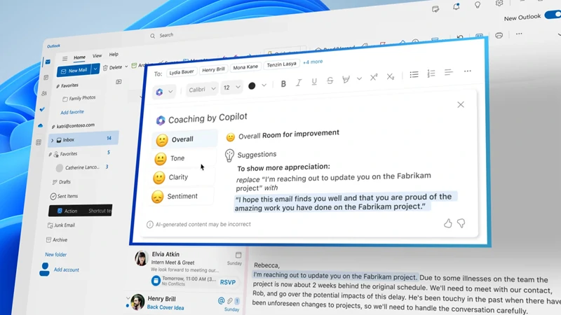 automatizar correos en Outlook con Copilot 1