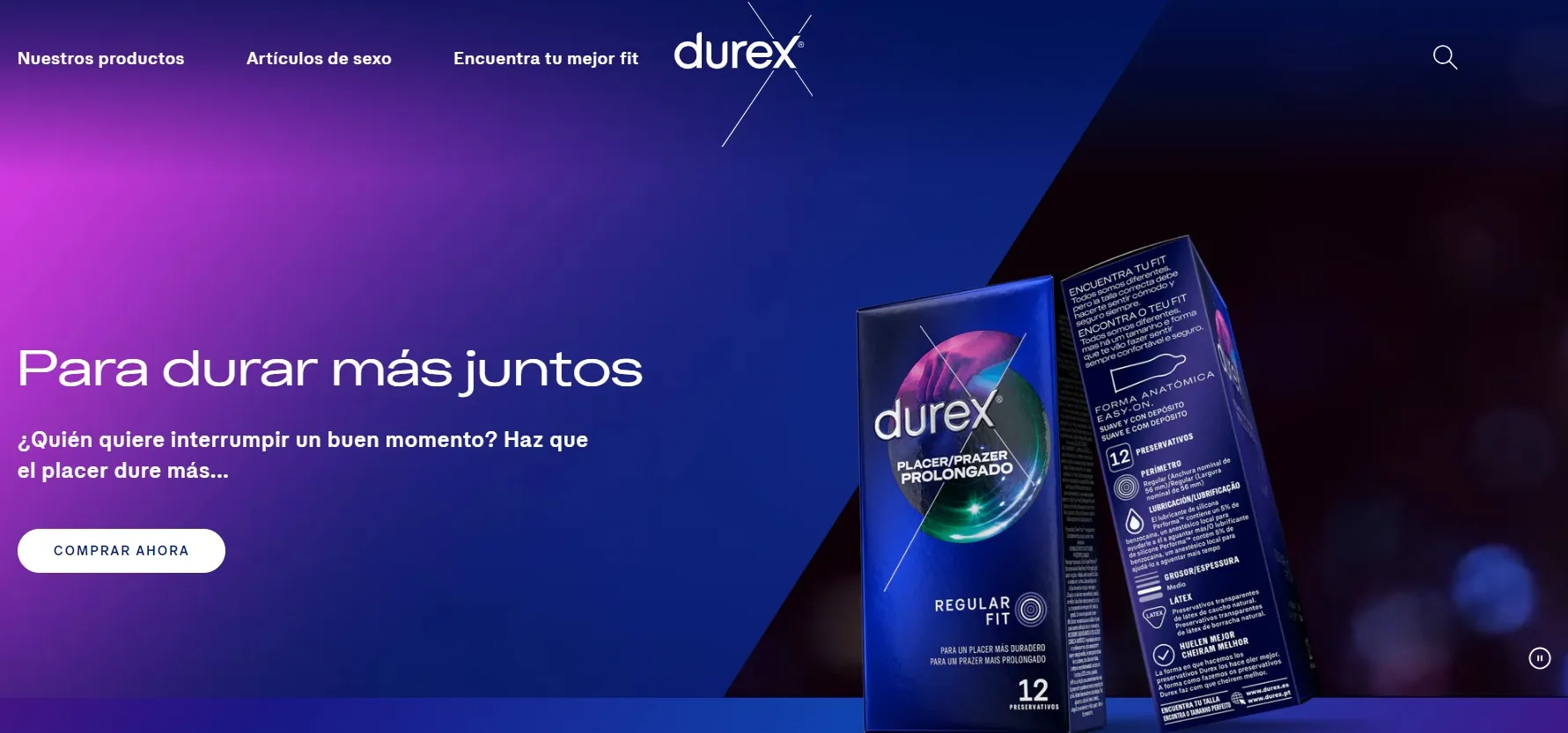 durex pedidos clientes