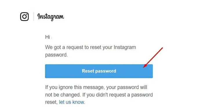 recuperar la contraseña de Instagram 3