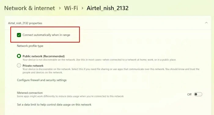 red WiFi sigue pidiendo la contraseña 2