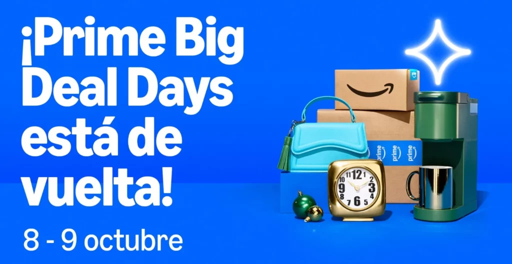 Se establecen los días 8 y 9 de octubre de 2024 para el Prime Big Deals Day de Amazon