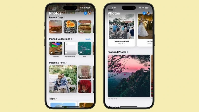 personalizar Fotos en iOS 18 1